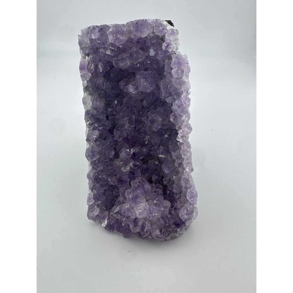 Natural Amethyst Crystal Cluster Specimen Purple Geode Quartz 3.5